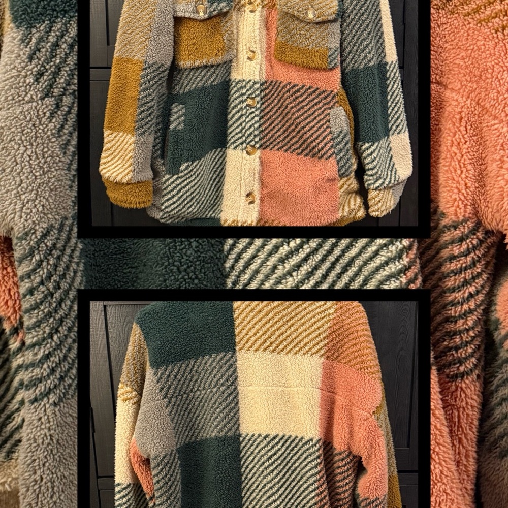 Thread & Supply Multicolor Sherpa Jacket